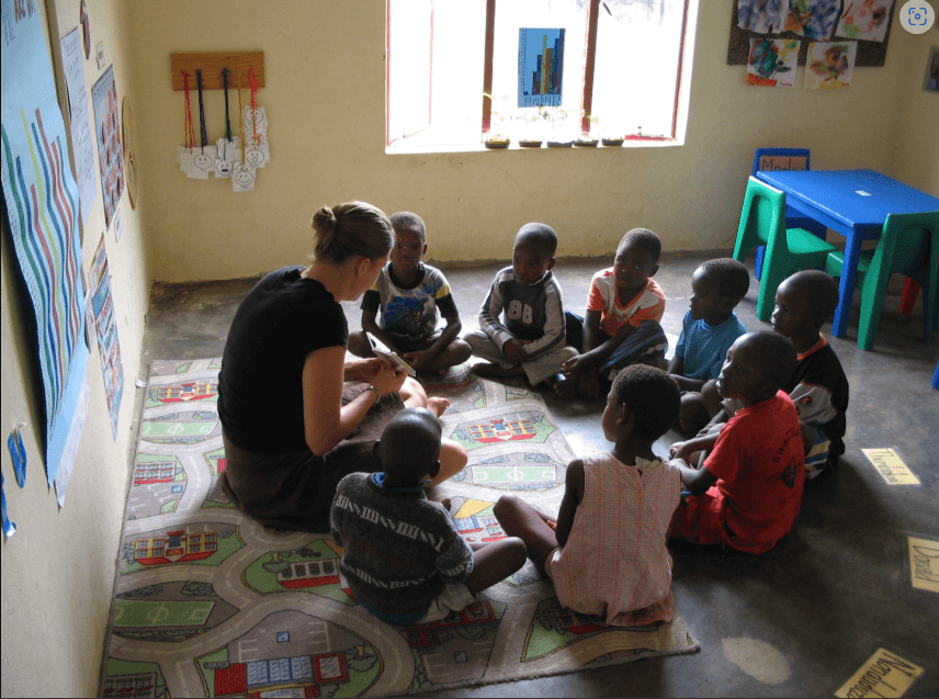 Children engaging in creative play and learning
